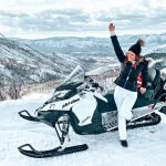 Snowmobiling in Park City, Utah